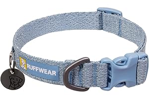 Ruffwear, Front Range Flex Dog Collar, Polar Blue, 14"-20"
