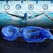 GDEALER Swimming Goggles Swim Goggles Swim Glasses Anti Fog with Ear Plug and Nose Clip for Adult Men Women Youth Kids Child Blue