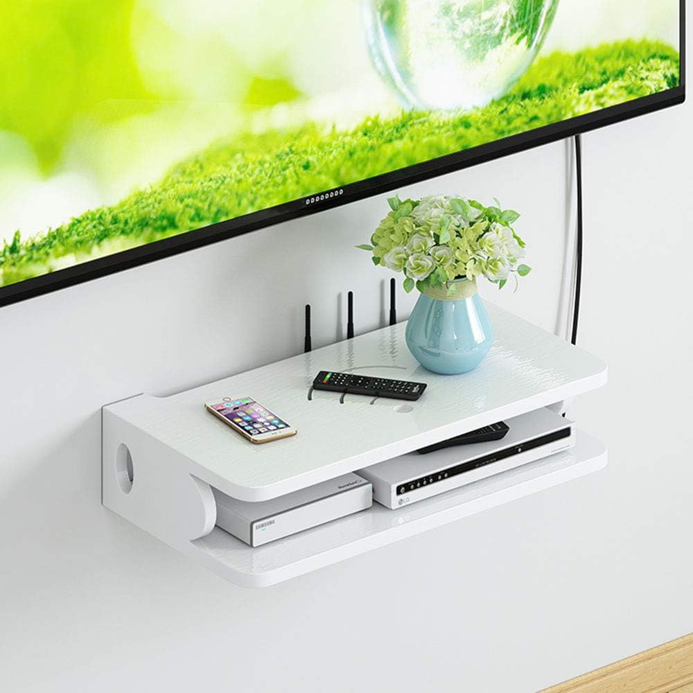 Consola De TV Montada En La Pared, Estante De Acabado De Almacenamiento