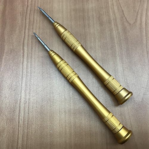 Phillips 1.5 And Star 0.8 Pentalobe Screwdriver for iPhone 6 / 5S / 5C / 5 / 4S iPhone 7 / 7Plus, Nice Gold ,Very good quality ,Magnet