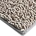 Vdomus Absorbent Microfiber Bath Mat Soft Shaggy Bathroom Mats Shower Rugs (Beige)