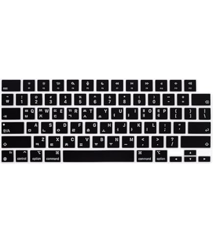 macbook air 韓国語配列 Amazon.com: Korean Language Keyboard Cover Compatible for 2026