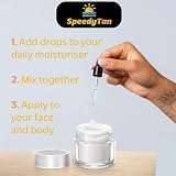 SpeedyTan Self Tan Bronzing Drops Face & Body Custom Tanning Skincare UK Brand view 4