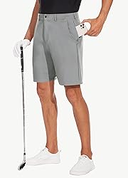 JWM Mens 7" Stretch Golf Shorts - Lightweight