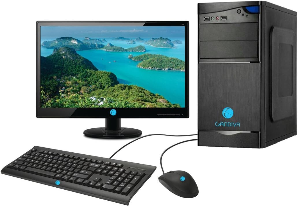 Nallu Assembled Desktop - Core i5 1st Gen Processor / 8 GB RAM / 1 TB HDD / DVD / Wifi / with monitor (20 " Monitor)