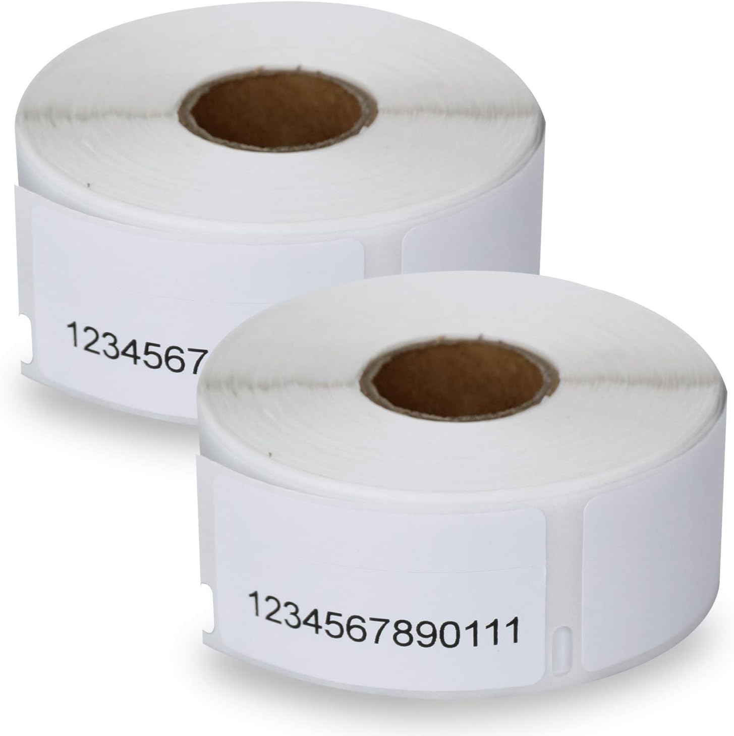 BETCKEY, 2 Rolls 11355 Self-Adhesive Labels Compatible with DYMO S0722550, 19mm x 51mm