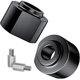 EVIL ENERGY 3" Front Leveling Lift Kit Suspension Strut Spacers, Black | Compatible with 1981-1996 F150 2WD, 1999-2020 F250 F350 Super Duty 2WD, 2000-2005 Excursion 2WD, with 3/4" Stud Extenders