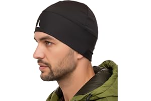 FRENCH FITNESS REVOLUTION Helmet Liner Sweat Wicking Skull Cap Beanie. Ultimate Performance Moisture Wicking. Fits Under Helmets