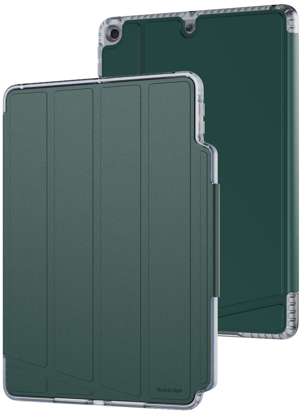 Tech21 EvoFolio case for iPad 7th/8th/9th Gen -Impact Protection, iPad case with Multi-Angle Viewing, Wake/Sleep Cover - Teal