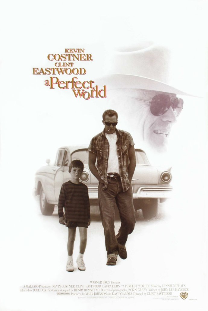 A PERFECT WORLD MOVIE POSTER 1 Sided ORIGINAL ROLLED 27x40 KEVIN COSTNER