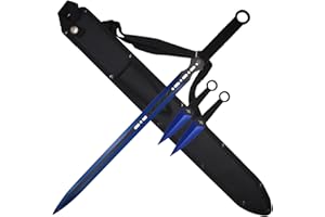 Fantasy Sword & Two Throwing Knives