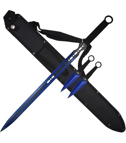 Fantasy Master FM-644BL-MC Fm-644BL Fantasy Ninja Sword & Two