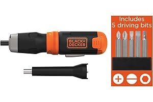 BLACK+DECKER Cordless Screwdriver, Alkaline (BCF601AA)