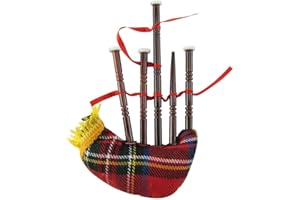 Miniature Bag Pipe Musical Instrument Realistic Ornament