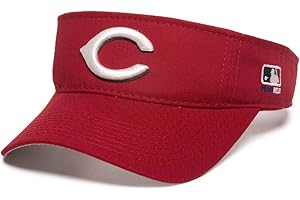 OUTDOOR CAP Cincinnati Reds Red Golf Sun Visor Hat Cap Adult Men's Adjustable