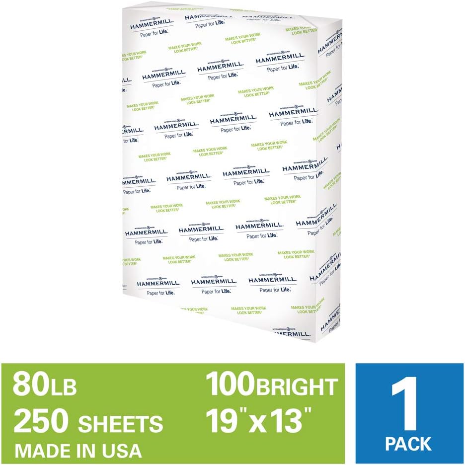 Hammermill Paper, Premium Color Copy Cover Cardstock, 19x13 Paper, 80lb