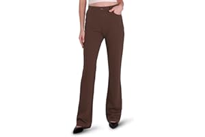 Houmous S-XXL 29'' 31'' 33'' 35'' Inseam Women's Bootcut Dress Pants Pockets Stretch Work Lounge Pant Office Casual