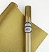 Best Creation Glitter Gift Wrap, 30 x 36-Inch, Gold