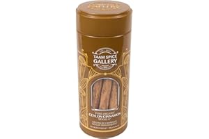 TAAM Spice Gallery Organic Ceylon Cinnamon Sticks 6” – Alba Grade | True Ceylon Cinnamon from Sri Lanka | USDA Organic | Swee