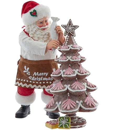 Amazon.com: 16.3 in Lighted Resin Holiday Santa Boots with Lights