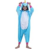 Veyryth Kids Onesie Pajamas, Flanne Children Animal Halloween Costume, One Piece Cosplay Homewear for Girls Boys