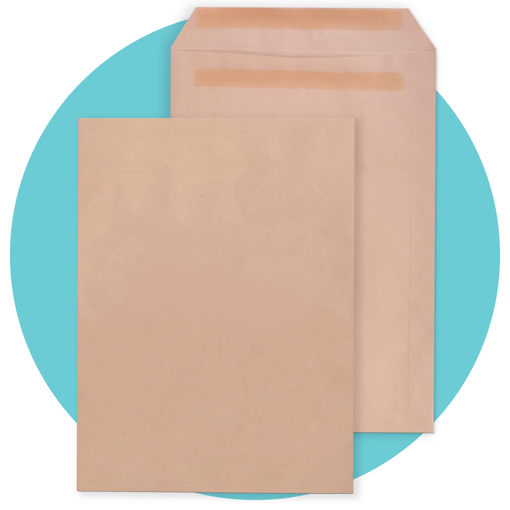 Triplast 50 x C4 Manilla Self Seal Security Envelopes (Size: 324x229mm) | Fully Opaque, Self Sealing & Printer Safe Mailing Paper Envelopes | Ideal for Everyday Home, Office & Commercial Use