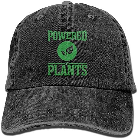 Powered By Plants Vintage Washed Dyed Cotton Adjustable Denim Cap Low Profile