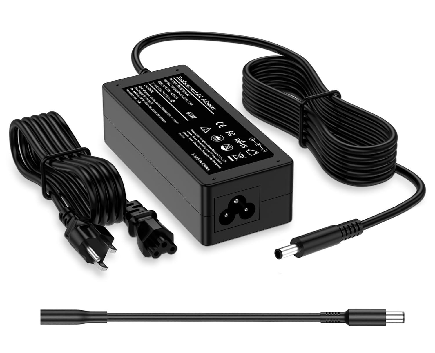 Photo 1 of Ryaobwu 65W/45W Laptop Charger Compatible with Dell Inspiron P69G P25T P24T P51F P89G 3583 5566 5559 3585 5593 5567 3590 5555 5570 Latitude 3310 3410 3420 3490 3500 3510 3590 Power Supply Cord