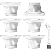 Replacement HEPA Filters Compatible with Horsepower Duck Vacuum Cleaner as Seen on TV, 6-Pack High-Efficiency Filtration, Washable Filters Compatible with Horsepower Duck Handheld Vac as Seen on TV