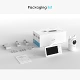 ieGeek 5" Screen 1080P Smart Baby Monitor with Camera Night Vision PTZ view 7