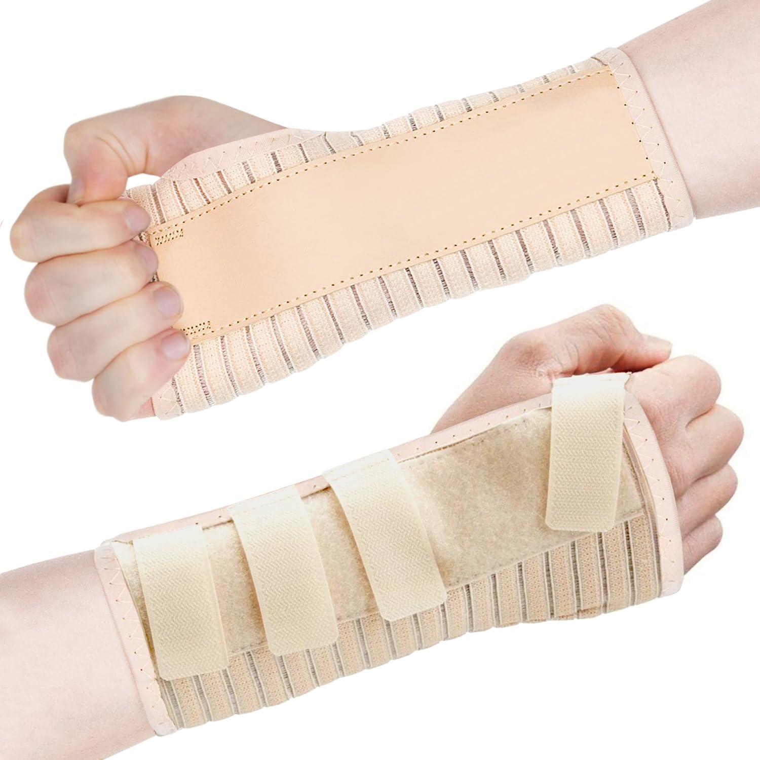 Pure Health Premium Wrist Support Brace - Carpal Tunnel Splint - Relieves Wrist Pain, Sprains, Tendonitis and RSI Adjustable Compression for Optimal Support - Ideal for Men Women (XL, Left)