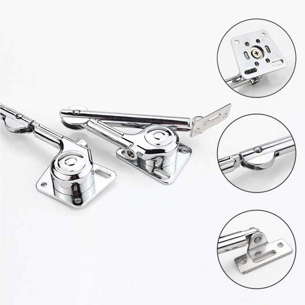 Soft Close Lid Stay, Tiberham Folding Lid Support Hinge Buffer Damper - Image 5