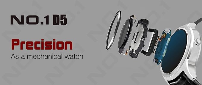 NO.1 D5 Android Smart Watch - 3G SIM, Bluetooth 4.0, Wi-Fi, Google ...