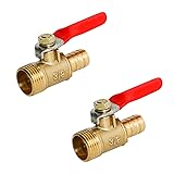 Aopin Ball Valve Brass G 3/8" Male x 10mm