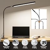 SKYLEO Desk Lamp LED Clip On 1300LM 5 Color Modes 11 Brightness Levels view 4