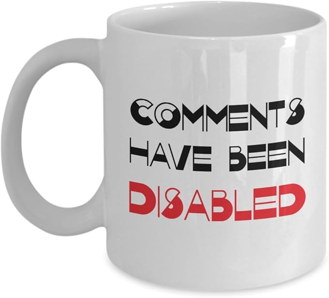 Disabled Mug Comments have been disabled. Funny Gift For Disabled Kitchen & Dining