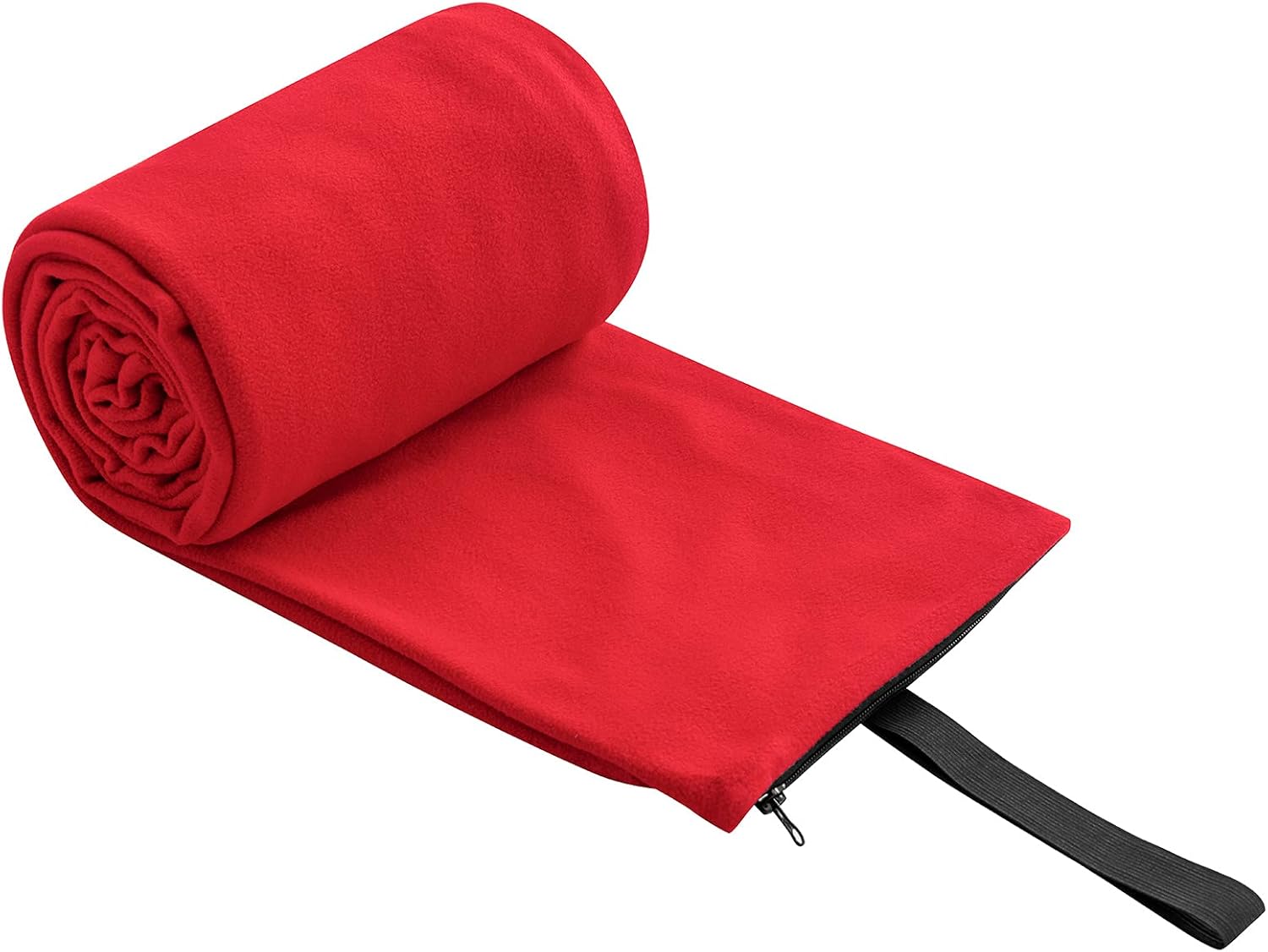 KingCamp Polar Fleece Sleeping Bag Liner 59℉/15℃ Warm or Cold Weather Zipper Camping Blankets for Adult Outdoor Hiking Travelling Backpacking: Home & Kitchen