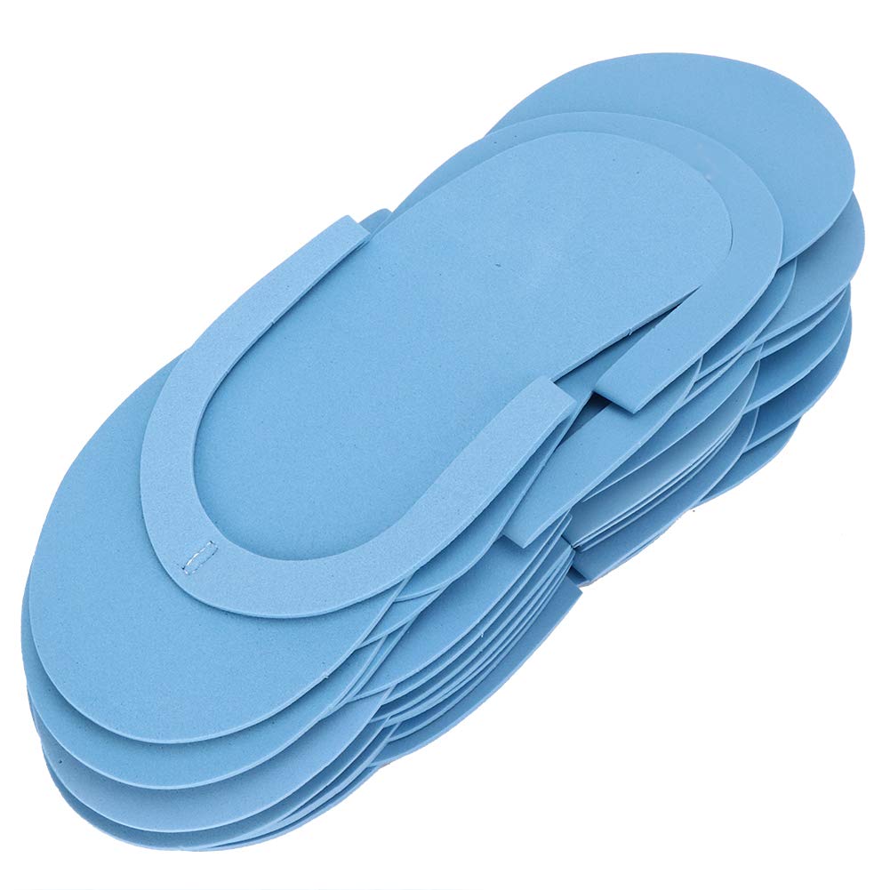 yeyat 12 Pairs Flip-Flops Disposable Slippers For Spa Slippers For Hotel Travel (Blue, 42)