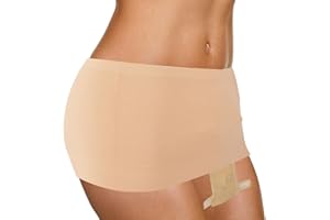 JRAIYBZ Ostomy/Hernia Support Garment Ostomy Wrap Ostomy Bag Cover Ostomy Belt Colostomy Garments for Ostomy Bag (skin, M-L)