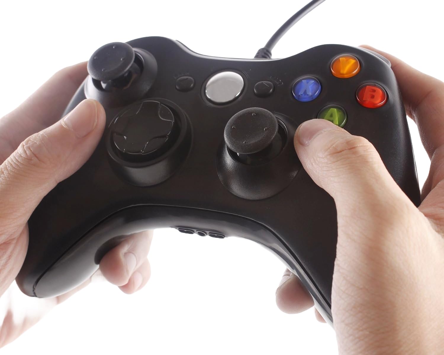 ILLOMART Wired Controller for Xbox 360 Controller for PC Windows Linux Desktop Gamepad for Laptop Gamepad for Xbox 360 Joystick for Windows 7/8/10 PC Joystick for x360 Dual Vibration