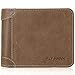 FlyHawk by Fold Wallets for Men,RFID Moneyclip Front Pocket wallets for Men Khaki Horizontal Wallets