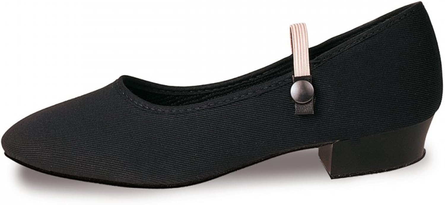 low heel character shoes