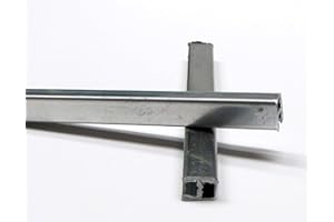 U Zinc - 3/8" - 6ft Zinc Came (Cut Into 3-24" Pieces) by BiNARi Glass Studio