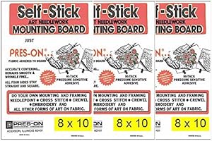 Lot de 3 planches de montage adhésives 8 x 10