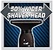 MANGROOMER - Lithium Max Back Hair Shaver With 2 Shock Absorber Flex Heads, Extreme Reach Handle + Power Burst (5th Generation)
