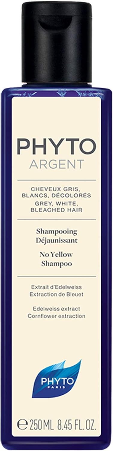 Phyto Argent No Yellow Shampoo 250 ml (Pack of 1) purple