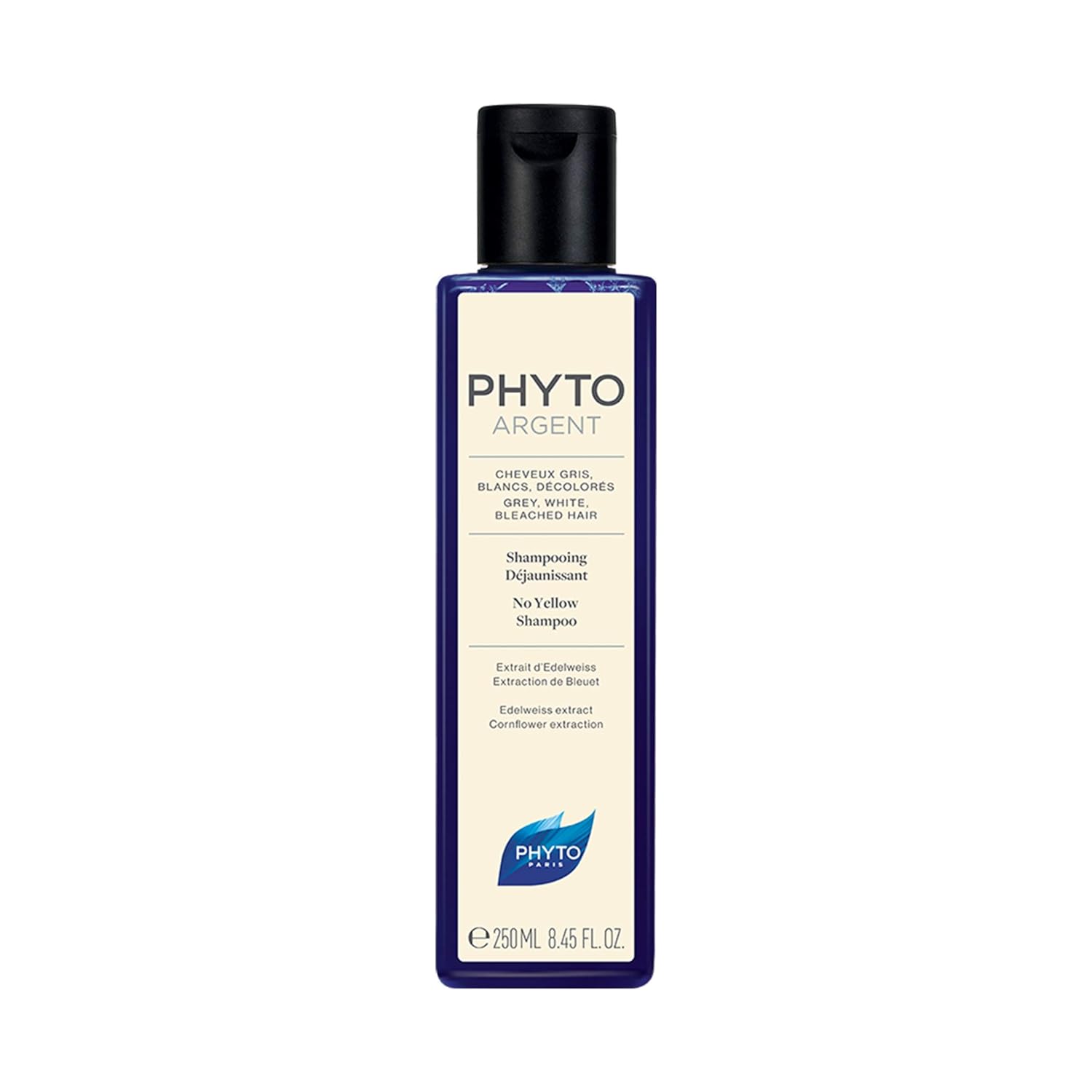 PHYTO Phytoargent No Yellow Shampoo, 8.44 fl oz