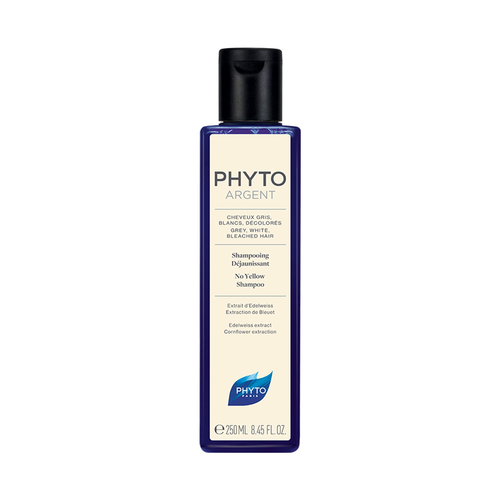 Phyto Argent No Yellow Shampoo 250 ml (Pack of 1) purple