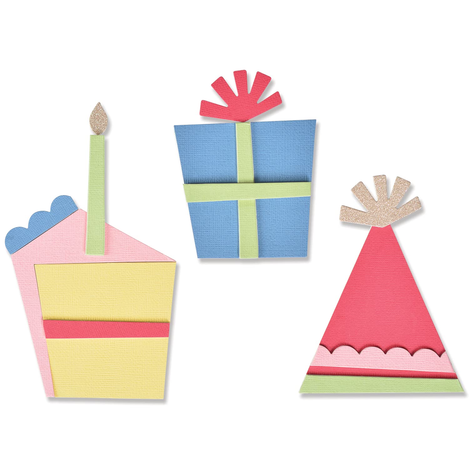 Sizzix Bigz L Die Party Elements by Jennifer Ogborn, Mulitcolour, One Size