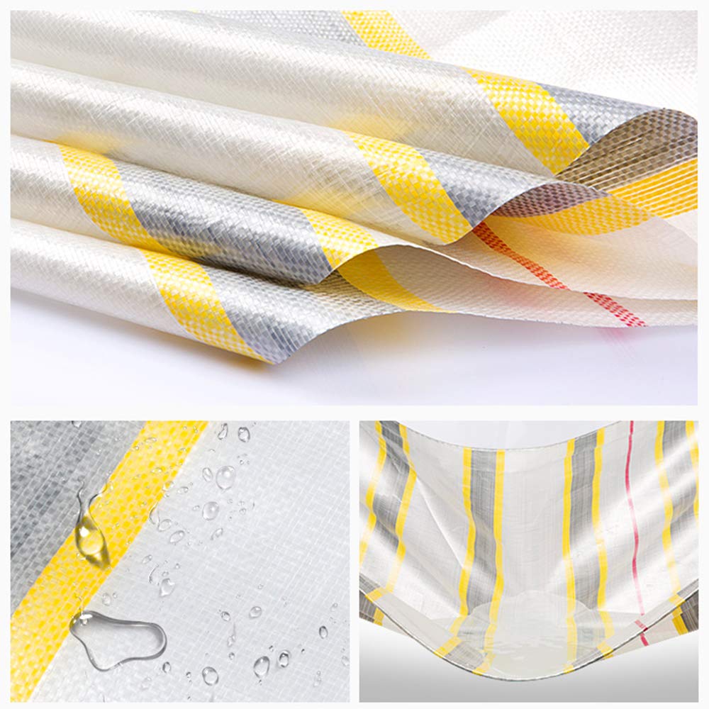 厚めの防水布 防水日除け用防水シート 超軽量三輪車用防水シート 防水シート 日除け布 5x8m B07gjkxkhl 当店一番人気